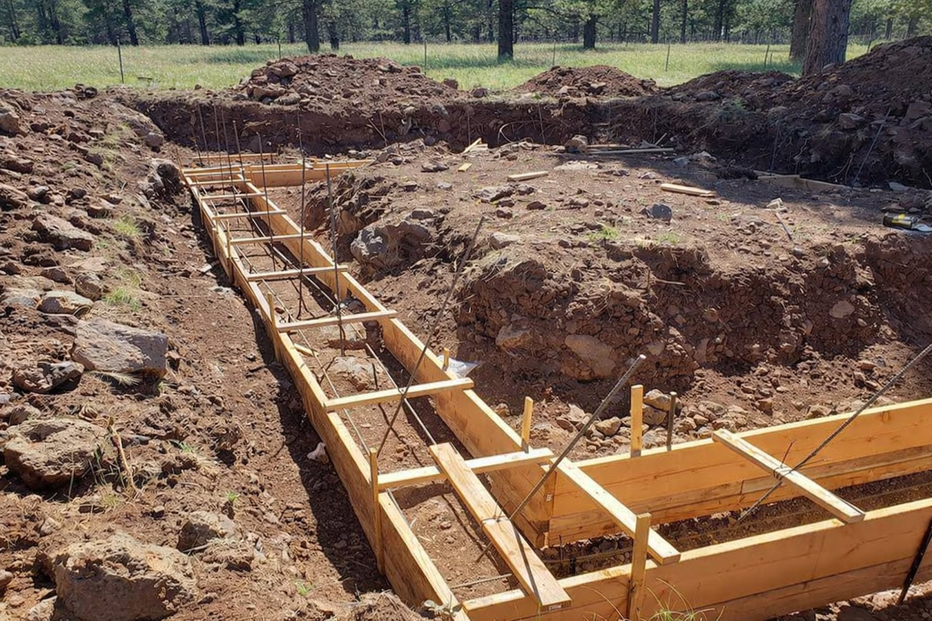 Concrete footings in Salina, KS